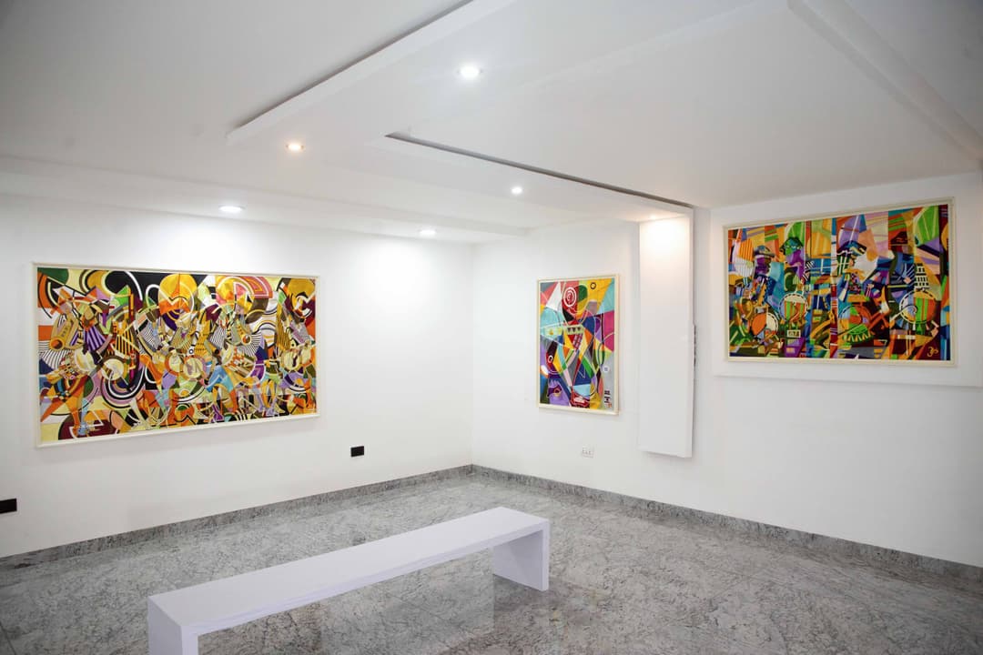 Installation view 2 of KWABENA YEBOAH - “THREADS OF LIFE II”