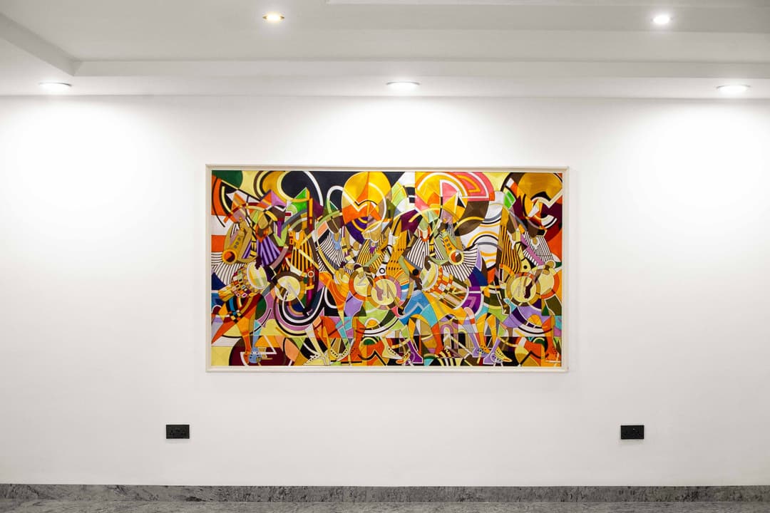 Installation view 1 of KWABENA YEBOAH - “THREADS OF LIFE II”