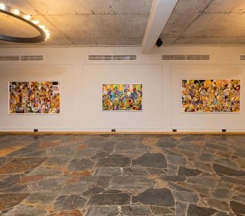 Installation view 2 of KWABENA YEBOAH - “THREADS OF LIFE I”