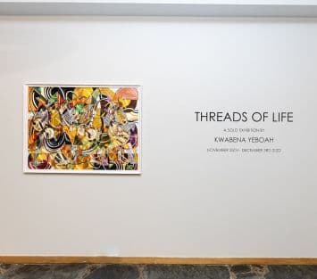 Installation view 3 of KWABENA YEBOAH - “THREADS OF LIFE I”